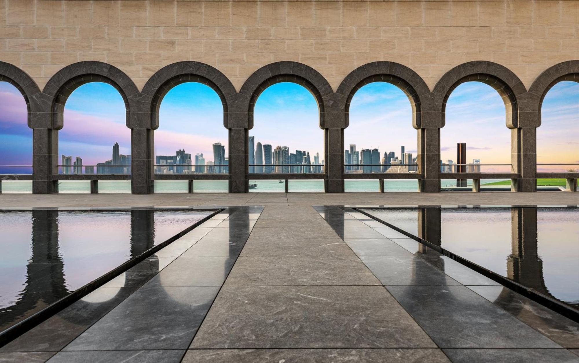 Abesq Doha Hotel And Residences, An Ihg Hotel 외부 사진 View of the skyline of Doha from the museum